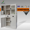 Luoyang Two glass doors cabinet office furniture steel filing cabinet file cabinet